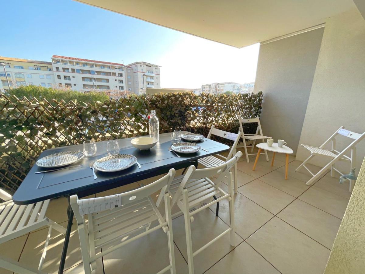 3P Climatise Avec Parking, Piscine, Proche Plage Et Commerces A Sete - Fr-1-338-497 Appartement Buitenkant foto